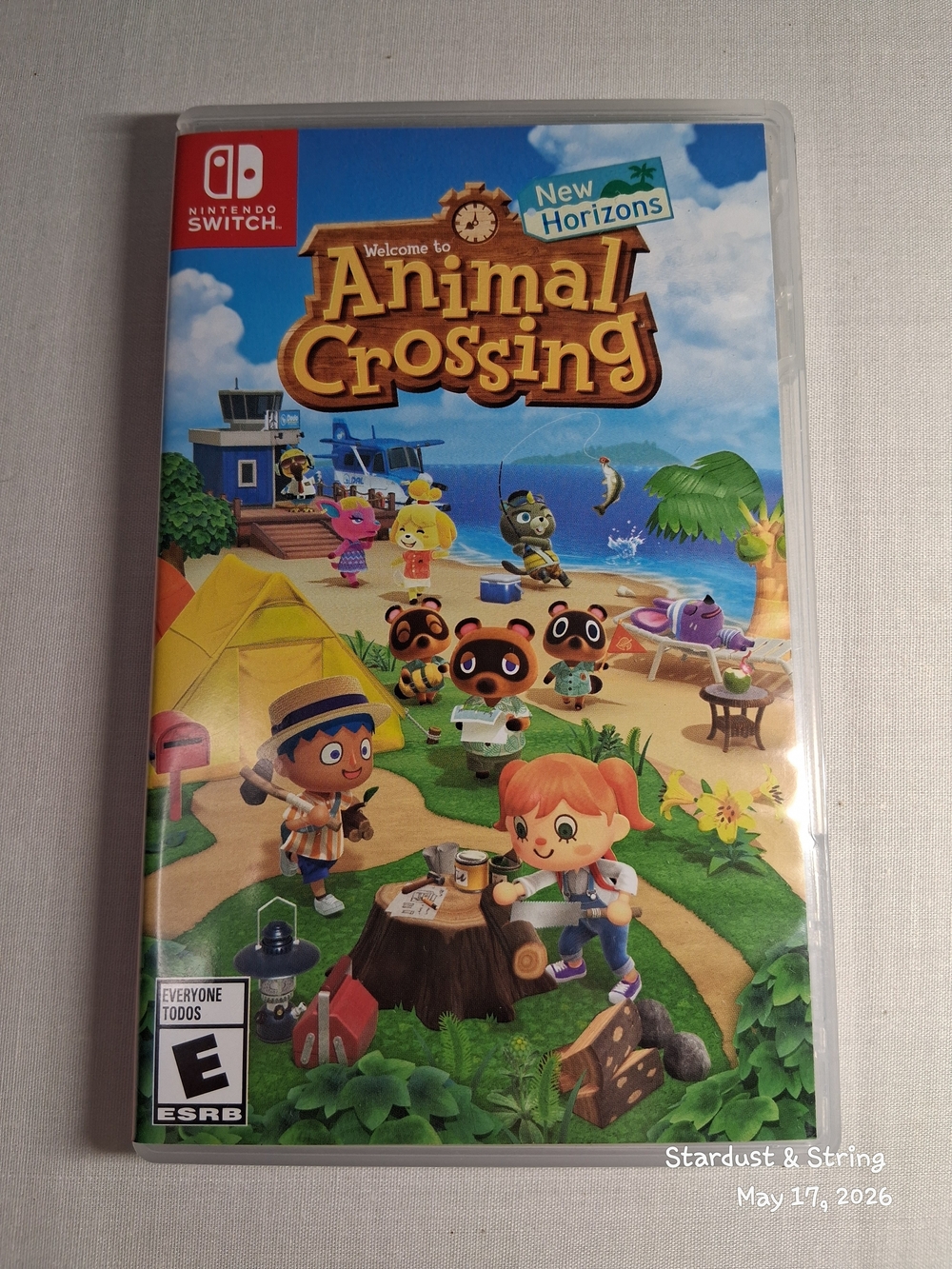 Empty Case ~ Nintendo Switch Animal Crossing New Horizons Replacement Case Only